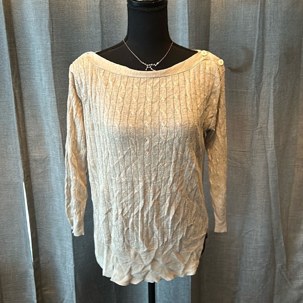 Tan J. Crew Sweater